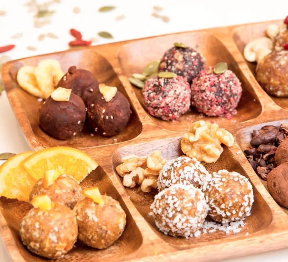 自社開発したスイーツ商品の盛り付けイメージ